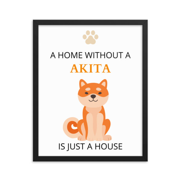 Gerahmtes Poster